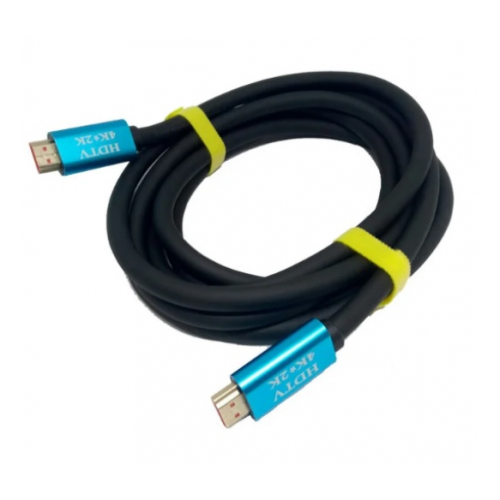 Кабель для монітора HDMI - HDMI, 5 м, v2.0, 4Kx2K, 2 фільтра, (YT-HDMI(M)/(M)4KV2.0-5.0m)
