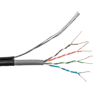 Кабель UTP CAT 5E 305m. (бухта), 4*2*0.50, мідь (DiaLan) (10557), для внутрішньої прокладки