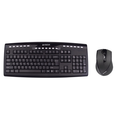 Клавіатура A4Tech V-Track 9200F, Wireless Keyboard + Mouse (GR-86+G9-730FX)