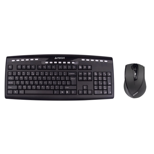 Клавіатура A4Tech V-Track 9200F, Wireless Keyboard + Mouse (GR-86+G9-730FX)