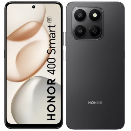 Мобильный телефон HUAWEI Honor 400 Smart NFC, Black, 6.78", Snapdragon 6s Gen 3 (2.3ГГц), 6 ГБ, 128 ГБ, 2 Sim