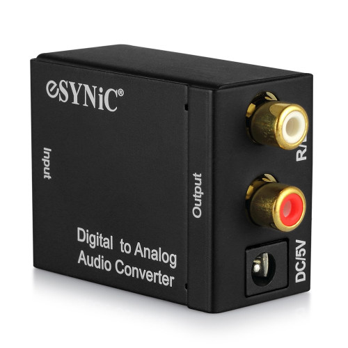 Конвертер Digital Optical Coaxial Toslink to Analog RCA Audio 