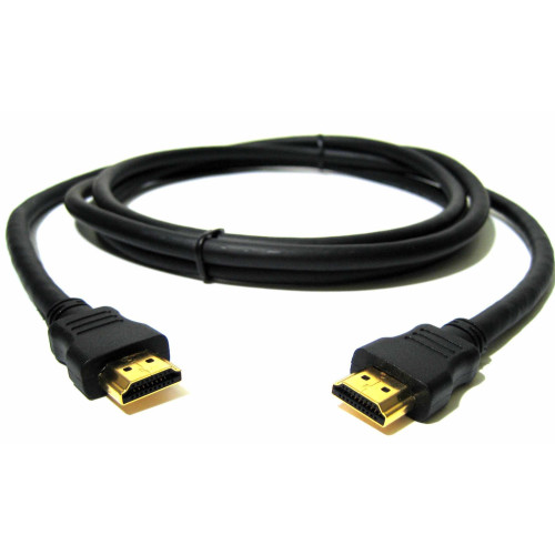 Кабель для монітора HDMI - HDMI, 1 м, Ver 1.4 фильтра, High Speed , круглий Black, (4427)