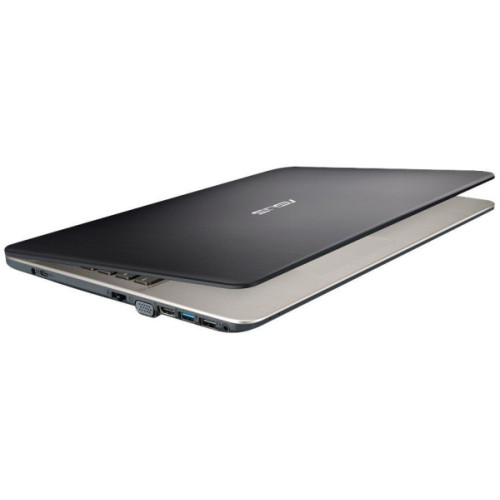 Ноутбук Asus VivoBook X541N (X541NA-GO008) 15.6" (1366x768) HD, глянцевый, Intel Celeron N3350 (1.1 - 2.4 ГГц), RAM 4 ГБ, HDD 500 ГБ, Intel HD Graphics 500, DVD Super Multi, LAN, Wi-Fi, Bluetooth, веб-камера, без ОС, 2 кг, темно-коричневый