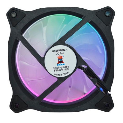 Вентилятор для охолаждения корпусной Cooling Baby 120x120x25мм, 1200 об/мин 4pin MOLEX (12025HBML)