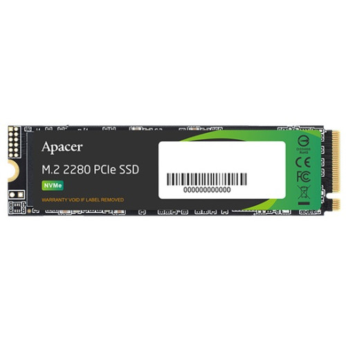 Накопичувач M.2 SSD 512GB Apacer AS2280P4X M.2 PCIe 3.0 3D TLC, (AP512GAS2280P4X-1)
