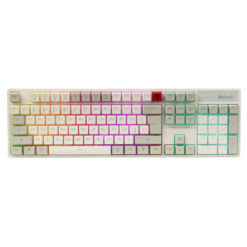 Клавіатура A4 Tech Bloody B230N RGB, USB, White