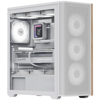 Корпус Aerocool D501A-G-WT-v2 White без БЖ (ACCM-DS01043.21)