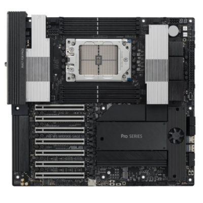 Материнська плата Asus Pro WS WRX90E-SAGE SE, (sTR5, WRX90, PCI-Ex16, M.2, 8xDDR5 ECC)