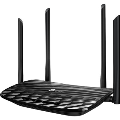 Маршрутизатор TP-Link Archer С6 (1.31 Гбит/с: до 867 Мбит/с на 5 ГГц и до 450 Мбит/с на 2.4 ГГц ), 802.11ac
