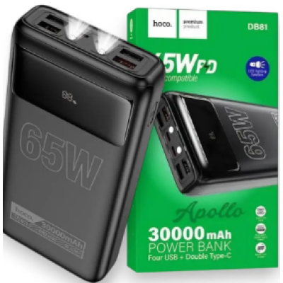 Портативні акумулятори (Power Bank) Hoco DB81 30000mAh 65W PD