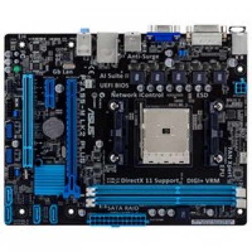 Материнська плата Asus F2A55-M LK2/SI (FM2, A55(Hudson-D2), 2*DDR3, 4*SATAII, Raid, 8Ch, GLan, mATX) BULK