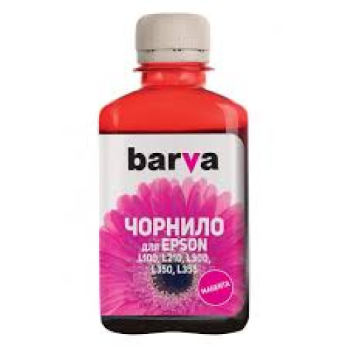 Чорнило BARVA EPSON L100/L210/L300/L350/L355 (T6643) 180г MAGENTA (L100-403)