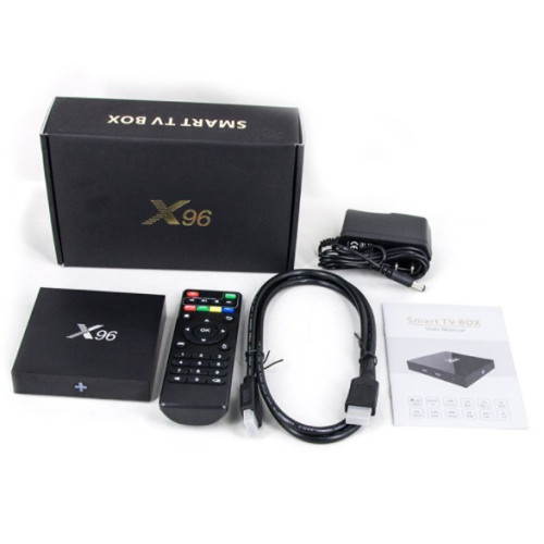 Медиаплеер AmiBox X96, Mali-450, CPU: ARM Cortex-A53 1.5GHz,Quad Core, RAM: 2G, ROM: 16G, Android 6