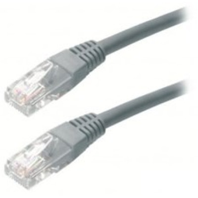 Патч-корд CAT5e UTP RJ45 1m, Ritar, сірий Q1250 (PCR-CCA/1G)