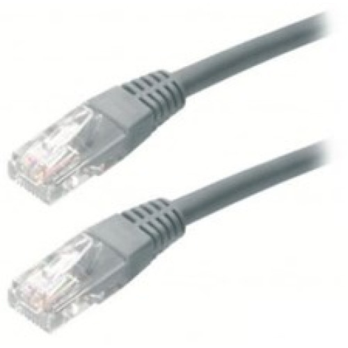 Патч-корд CAT5e UTP RJ45 1m, Ritar, сірий Q1250 (PCR-CCA/1G)