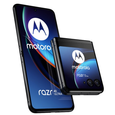 Мобильный телефон Motorola Razr 40 Ultra Black 6,9" Qualcomm Snapdragon 8+ Gen 1 (2.2 ГГц), 8 ГБ, 256 ГБ