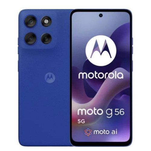 Мобильный телефон Motorola Moto G56 5G Dazzling Blue 6,72" Mediatek Dimensity 7060 (2.2 ГГц), 8 ГБ, 256 ГБ