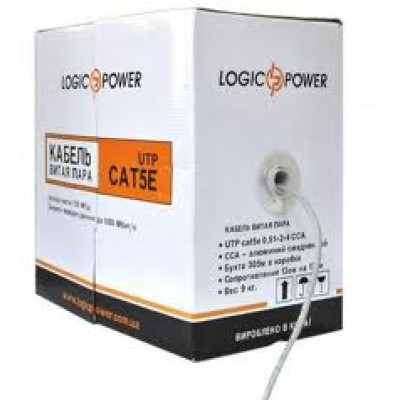 Кабель UTP КВП CAT 5E 305m. (бухта), жила 0,48 