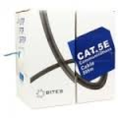 Кабель UTP КНПт CAT 5E 305m. (бухта), жила 0,50 з тросом