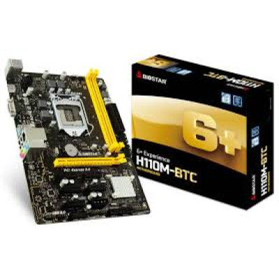 Материнська плата Biostar H110M-BTC (S-1151, H110) 2xDDR4 2400