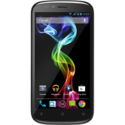 Мобильный телефон Archos 53 Platinum, 5.3" (960x540), Qualcomm Snapdragon 200 (1.2 ГГц), 1 Гб, 4 Гб, Adreno 306, Основная камера 8 Мп, Фронтальная камера 2 Мп, Dual-SIM, 3G+, Android 4.1, 2100 мАч.