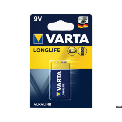 Батарейка Крона Varta Longlife (1шт.)