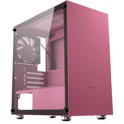 Корпус Vinga CS311P Minitower, Mini ATX, Pink