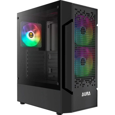 Корпус Gamdias AURA GC7 ARGB, Miditower, ATX, Micro - ATX, Mini - ITX(4711514500677)), без БЖ