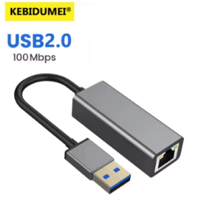 Перехідник USB 2.0 - LAN Metal Case