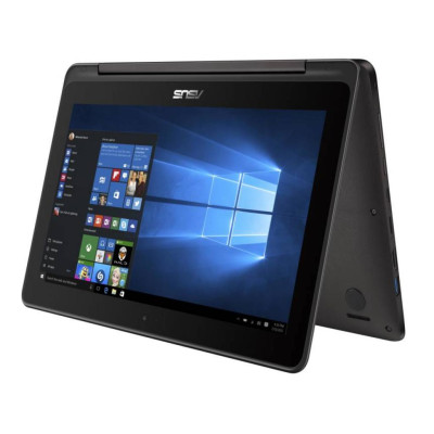 Ноутбук Asus Transformer Book Flip TP201S (TP200SA-FV0010T), 11.6" (1366x768) HD LED, глянцевый, Intel Celeron N3050 (1.6 ГГц), RAM 4 ГБ, 500 ГБ, Intel HD Graphics, без ОД, Bluetooth 4.0, Wi-Fi, LAN, веб-камера, Windows 10, Gray