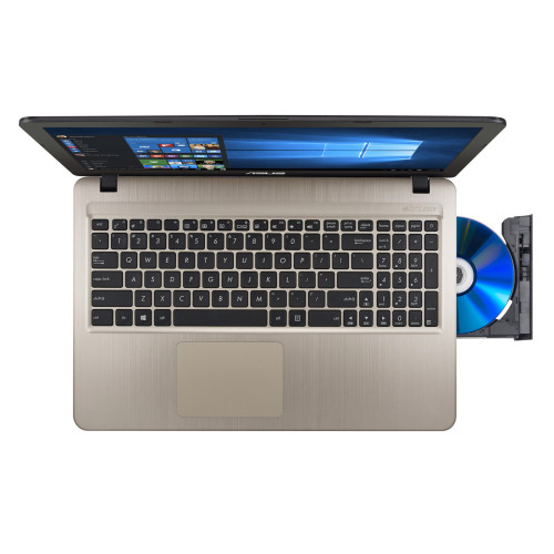 Ноутбук Asus A540L (A540LA-XX373T) 15.6" (1366x768) HD LED, глянцевый, Intel Core i3-5005U (2 ГГц), RAM 4 ГБ DDR3L, HDD 500 ГБ, Intel HD Graphics, LAN, Wi-Fi, Bluetooth, DVD Super-Multi, веб-камера, Windows 10, Black