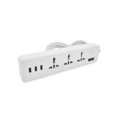 Мережевий фільтр Voltronic 2.0м, ТВ-Т13 3 розетки + 3 USB (ТВ-Т13-White)
