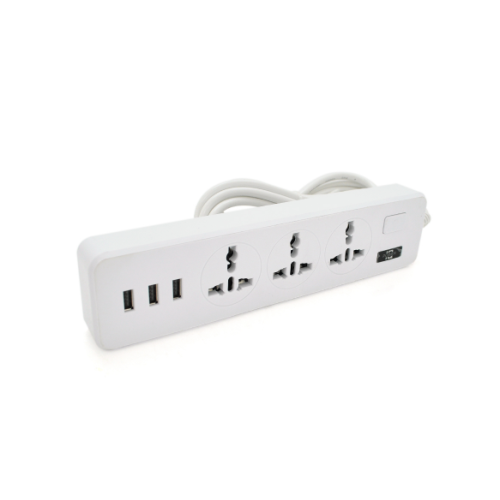 Мережевий фільтр Voltronic 2.0м, ТВ-Т13 3 розетки + 3 USB (ТВ-Т13-White)