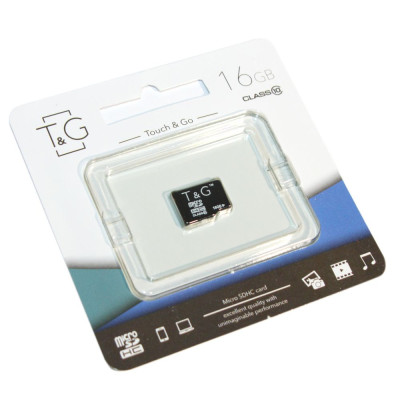 Флеш память MicroSD 16GB T&G (Class 10) (T&G-16GBSDCL10-00)