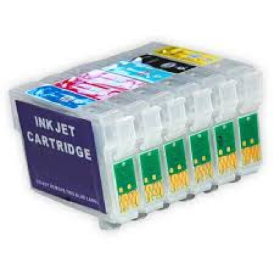 Комплект картриджів, що перезаправляються Epson WWM Epson XP313/413/306/406 + ELECTRA (RC.T17NU) чорнило 4*50мл,
