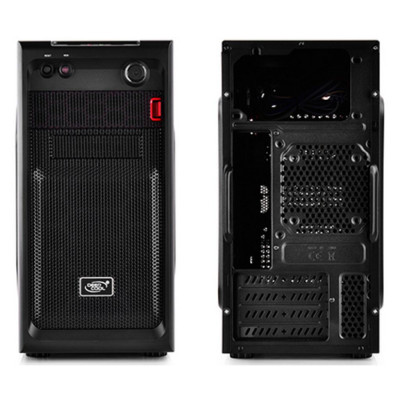 Корпус Deepcool SMARTER Black BF Miditower без БЖ mini ITX/microATX черн.,1x5.25",2x3.5,1*2.5"