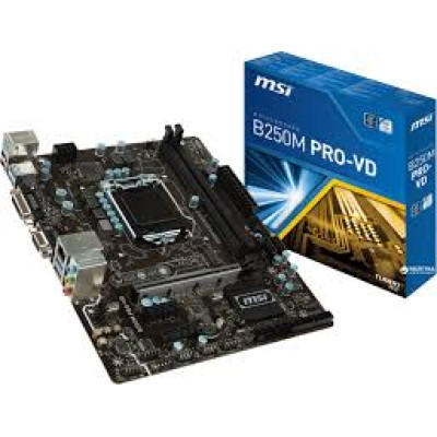 Материнська плата MSI B250M Pro VD (s1151, Intel B250, PCI-Ex16), 2 x DDR4, MicroATX