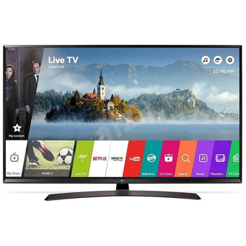 Телевизор LG 49" 49UJ634V, 165 см, 3840x2160, TFT IPS, 4K UHD, мощность звука 20 Вт, HDMI x3, Ethernet, Wi-Fi, Smart TV, DVB-T2, DVB-C, DVB-S2