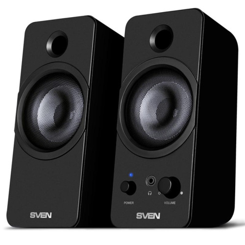 Колонки Sven 430 Black, система 2.0, потужність 6 Вт (00410079)