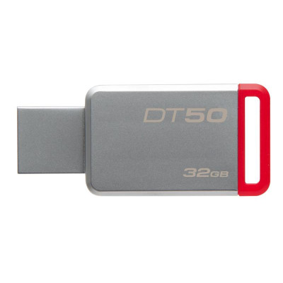Флеш память USB 32GB Kingston DataTraveler 50 Metal-Red USB 3.0 (DT50/32GB)