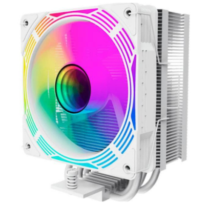 Вентилятор для CPU Socket All GAMEMAX Ice Force WH ARGB, Intel: 1700/1200/1151/1150/1155/1156, AMD: AM5/AM4, 4-pin PWM