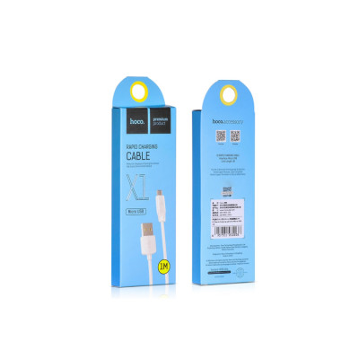Кабель USB 2 Micro 5PM 1 m Hoco Rapid Charging X1