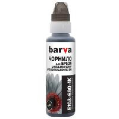 Чорнило Barva Epson L1110/L3100 (103) Black (65мл) (E103-690e) OneKey