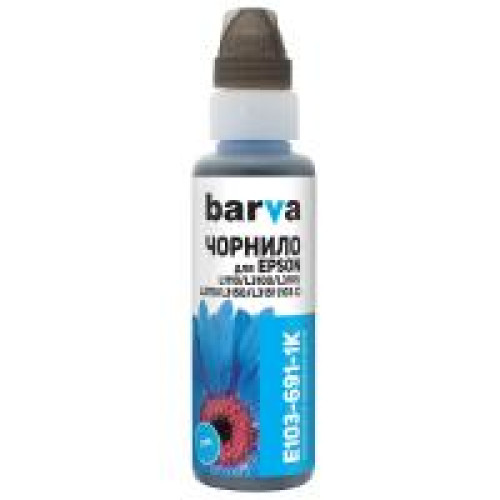 Чорнило Barva Epson L1110/L3100 (103) Cyan (100мл) (E103-691-1K) OneKey