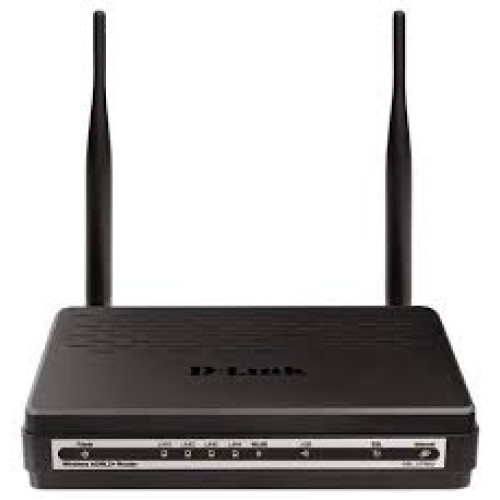 Модем-маршрутизатор D-Link DSL-2750U, (4xLan, 1xRj-11, Wi-Fi 150Mbit, USB)