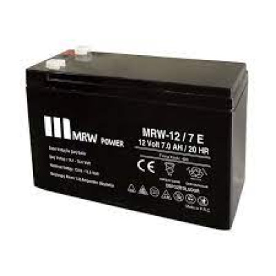 Акумулятор для ДБЖ Mervesan MRW-12/7 (12V/7,0A/h), (150x65x95мм), Black