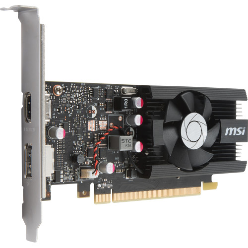 Відеоадаптер GT1030 2048Mb GDDR5 64bit MSI Low Profile OCV1 (GT 1030 2G LP OC) (1265/6008) (HDMI, DisplayPort)
