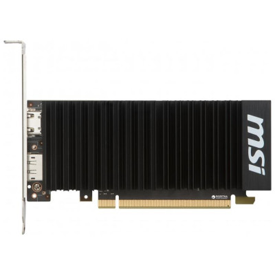 Відеоадаптер GT1030 2048Mb GDDR5 64bit MSI Low Profile OC (GT 1030 2GH LP OC) (1265/6008) (HDMI, DisplayPort)