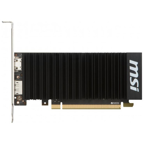 Відеоадаптер GT1030 2048Mb GDDR5 64bit MSI Low Profile OC (GT 1030 2GH LP OC) (1265/6008) (HDMI, DisplayPort)